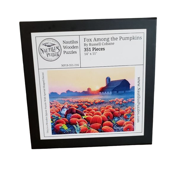 Nautilus Games Nautilus Puzzle Fox Among The Pumpkins 35 Pieces 14